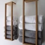 Badehåndklæder 70x140 i håndklædeholder