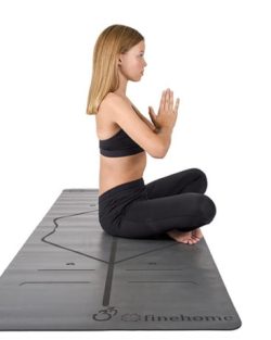 Yogamåtte 4,5mm oekologisk naturgummi