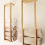 badehåndklæder 70x140 cm i grå, beige og hvid