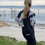 yoga taske - sort kanvas yoga taske fra finehome