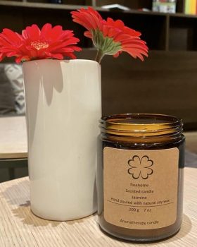 Jasmin duft lys med hele 40 brændetimer