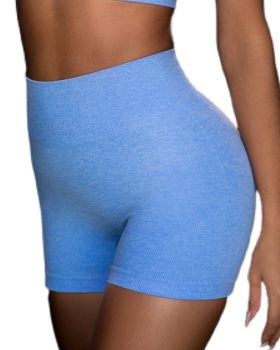 lyseblå shorts til kvinder med god elastik og god pasform