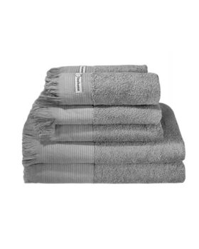 tilbud håndklæder i grå håndklædepakke - 6 stk.