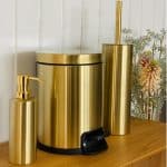 Badeværelsestilbehør guld