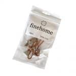 6 stk håndklædeclips læder