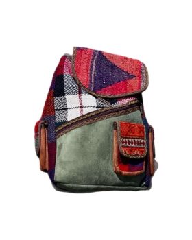 Unik rygsæk kelim taske fra danske finehome