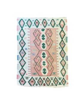 Orientalsk tæppe af ægte kelim i fineste farver