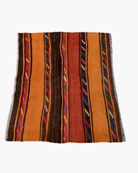 Meget smuk lille kelim løber og tæppe i 107x115 cm