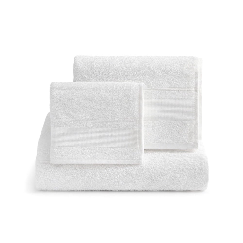 finehome Arosa hvid håndklædepakke i bomuld 3 stk.