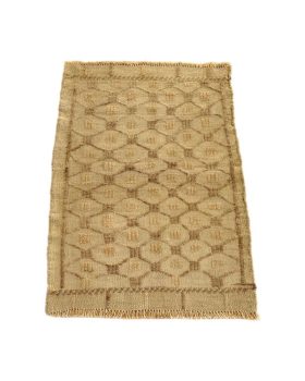 60x85 cm ægte lille kelim tæppe naturfarve