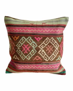 Kelim pude 128 i meget smuk farvesammensætning - 50x50 cm