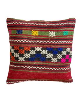 tilbud på smuk kelim pude 136 - 40x40 cm inkl. inderpude