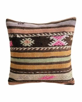 Store puder 50x50 cm i mange smukke farver af ægte kelim