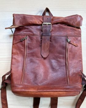 en læderrygsæk er et bæredygtigt valg