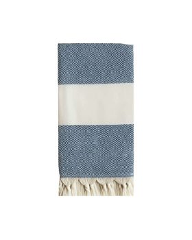 Store hammam håndklæder 100×180 cm blå natur