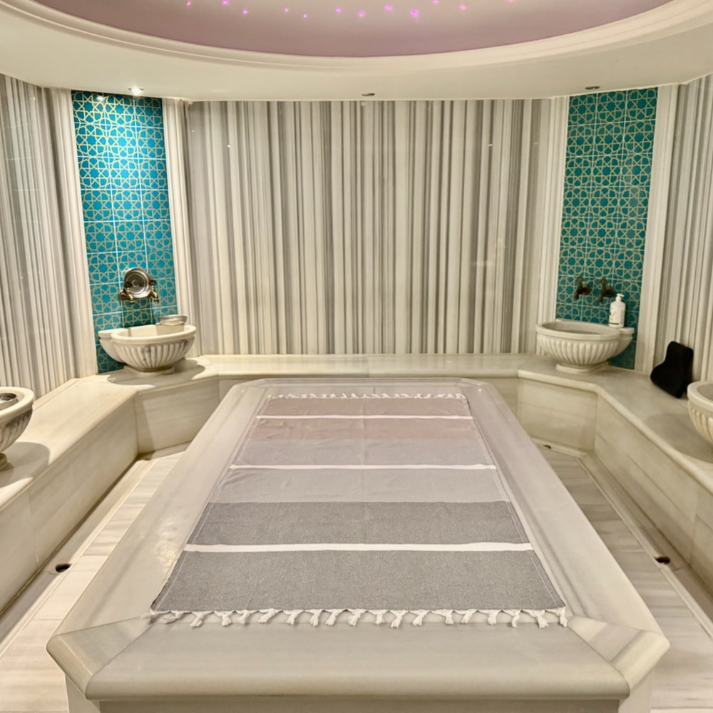 finehome hammam håndklæder med grå, hvid og beige striber