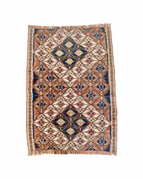 finehome kelimtæppe 78x120 cm - håndlavet af ægte vintage kelim