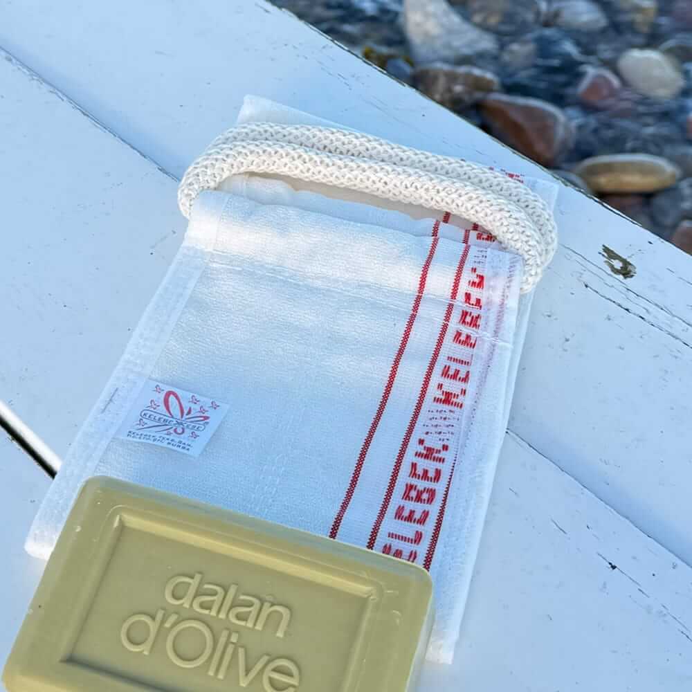 skrubber til krop og ryg til hjemmespa og hammam