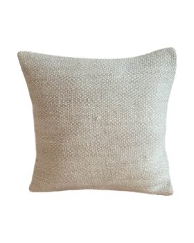 Lys kelim pude 40x40 cm leveres med inderpude med fjer