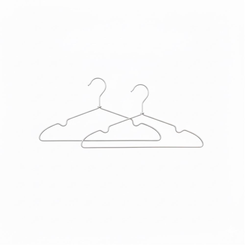 Aluminiumsbøjler - naturlig aluminiumsfarve i tidløst design