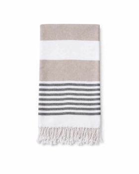 lys brun finehome hammam håndklæde 100x180 cm