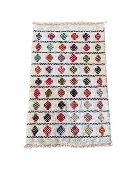 Farverig finehome kelim løber 76x132 cm