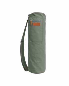 yoga taske i military grøn - 72 cm høj og 17 cm i diameter
