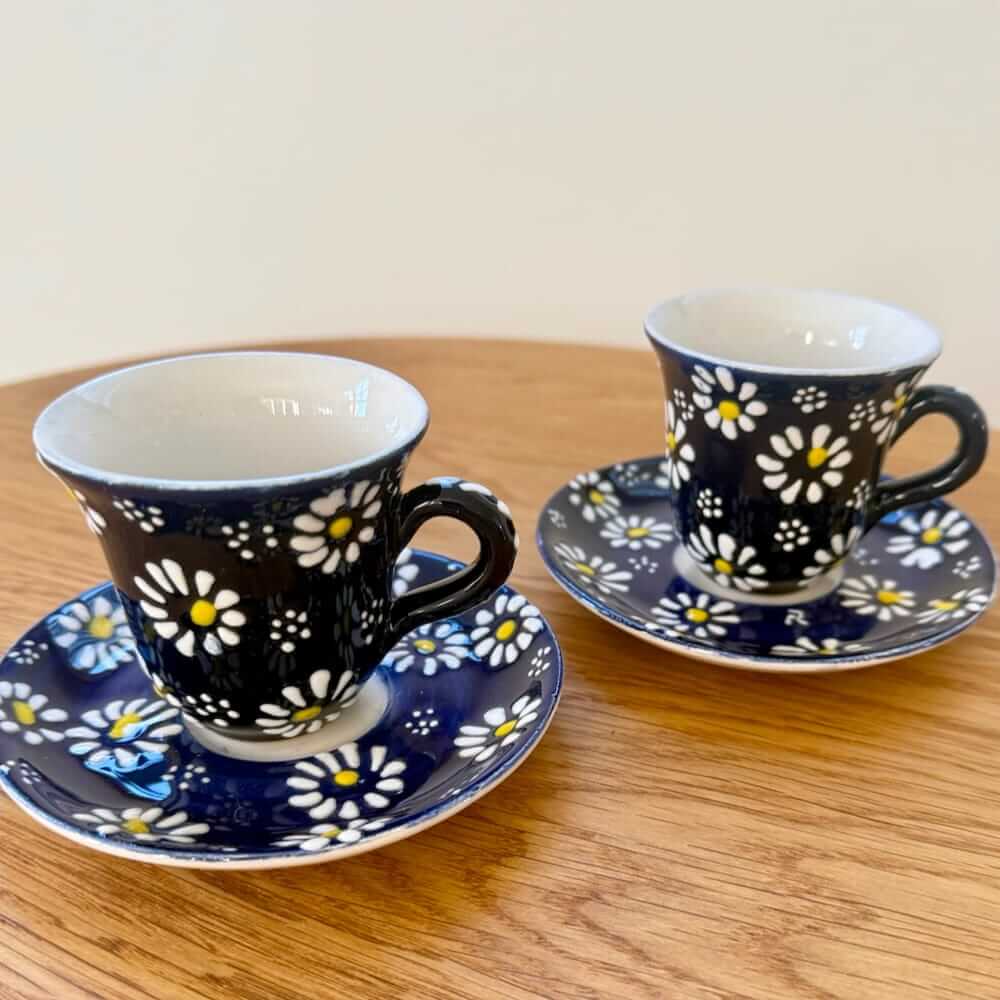 Håndlavede tyrkiske kaffekopper